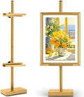 Rofio Adjustable Tabletop Easel, Picture Frame & Sign Display Stand, Gold by Rofio