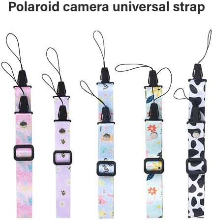 VOVMOEYA Camera Strap,Cute Camera Lanyard Neck Strap,iPad Strap,Cute Camera Strap for Fujifilm mini Camera Kodak Smile + Smile plus,pink,Black and White - Image 7