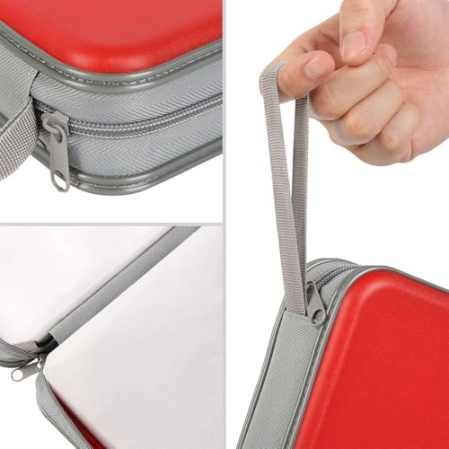 alavisxf xx CD Case, 96 Capacity Hard Plastic Organizer Wallet for Car - Image 2