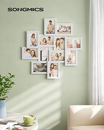 SONGMICS 12-Pack 4 x 6 Collage Picture Frames with Glass Front - Image 2