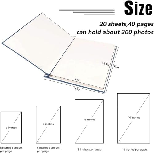 Adventure Book Photo Album 13x11.5 Self Adhesive Scrapbook - Image 2