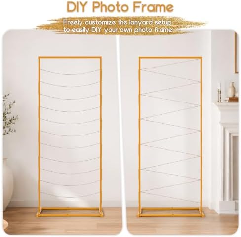 Photo Display Board with Clips & Rope for Graduation, Weddings - Image 4