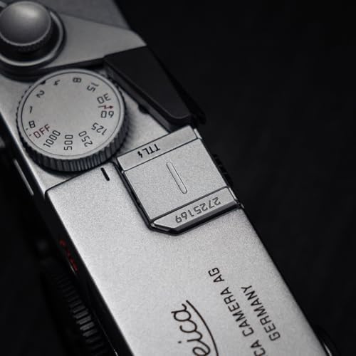 Brass Camera Hot Shoe Cover, Black for Fujifilm X100 - Image 2