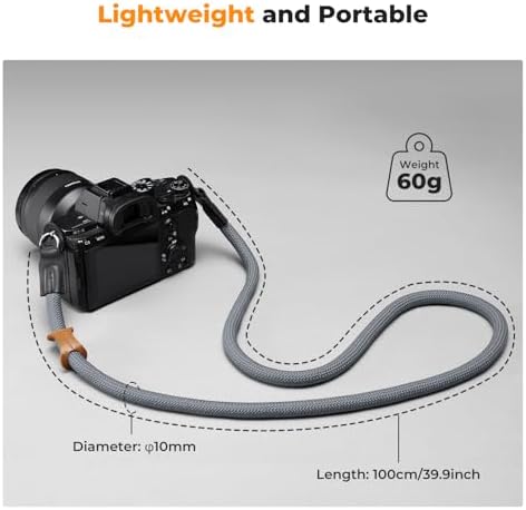 K&F CONCEPT Camera Neck Strap,100cm Camera Shoulder Strap - Image 4