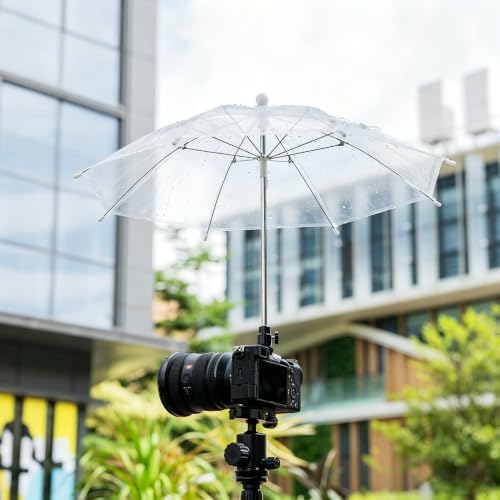 19.7" Camera Hot Shoe Umbrella Clear Camera Umbrella(NOT for Sunshade) - Image 6
