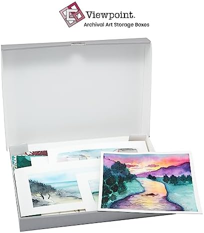 Jerry's Artarama Viewpoint Archival Storage Box (8.5x11) - Preserve Your Art, Easy to Assemble, Perfect for Photos, Artwork, Prints, and Record Storage - Image 3