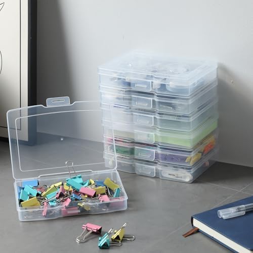 novelinks 24 Pack 4"x6" Photo Storage Boxes and Picture Organizer (Clear) - Image 6
