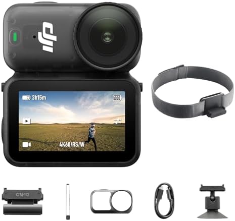 DJI Osmo Nano Running Combo (128GB), 4K Wearable Camera, 1/1.3″ Sensor by Unknown