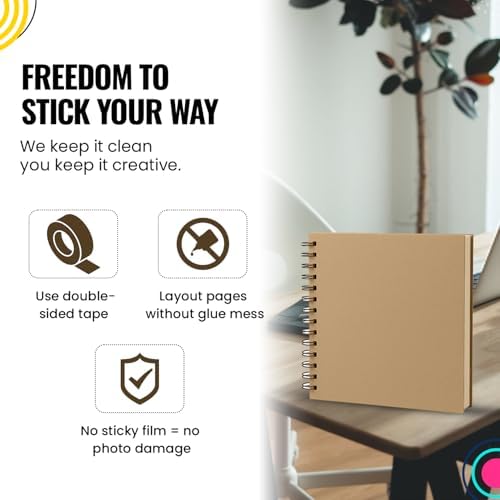 10x10 Modern Shop Scrapbook Album| Hardcover & Extra Thick- 250gsm 60 page - Image 7
