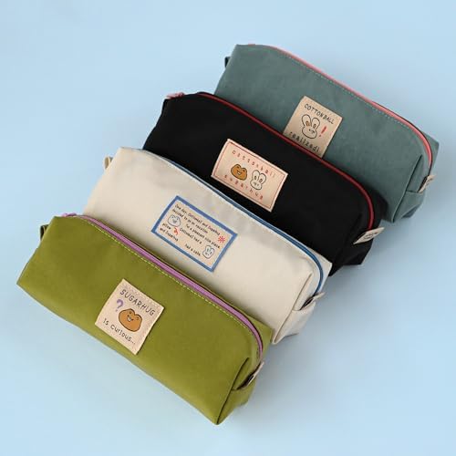 Monolike Unmatched Friends Block Pencil Case, Blue - Pencil Pouch, Portable Pencil Bag, Pencil Case, Office Pouch case, Soft - Image 6