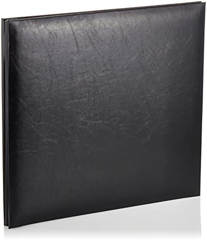 Pioneer Leatherette Postbound Album, 12-Inch-by-12-Inch, Black by PioneerPhotoAlbums