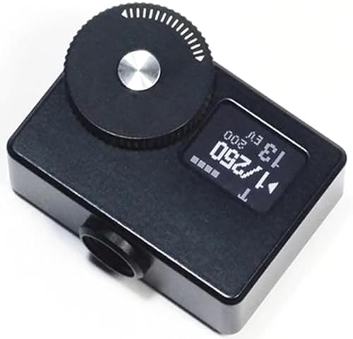 Camera Set-top Reflection Light Meter, Light Meter for Cameras, Real-time Metering and 1-Button Metering, Adjustable Hot Shoe Position & 30° Reflected Metering, for Vintage Camera Exposure Control by Unknown