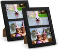 Golden State Art, 4x6 Double Picture Frame, Display Two 4x6 Photos (Black) by GoldenStateArt