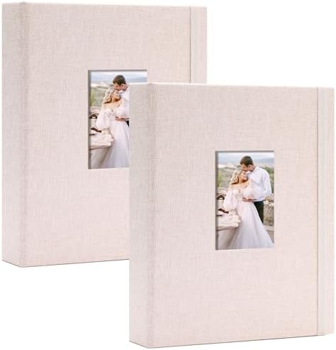 Vienrose Mini Polaroid Photo Album 208 Photos 2x3 Inch Beige 2 PACK by Vienrose