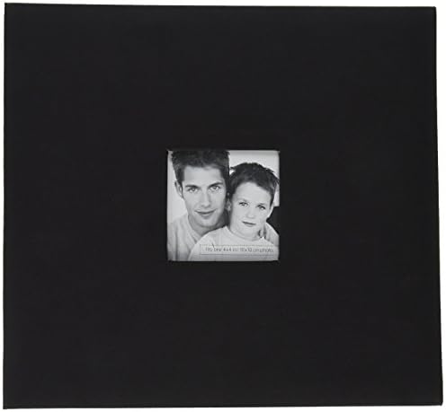 MCS 13.2x12.5 Inch Scrapbook with 12x12 Inch Pages, Black (866115) by MCSIndustriesInc