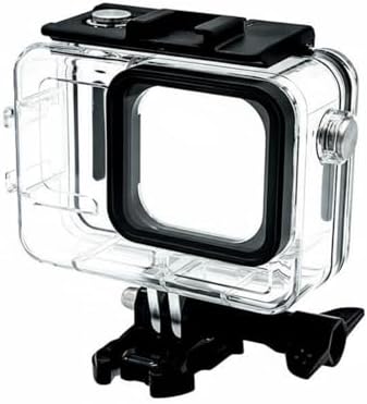 Waterproof Camera Case Housing Shell Cover with High Light Glass Window and Universal Mount Screw Shock Resistant Pc and Stainless Steel Guard Suitable for Scuba Swimming Kayaking Travel by Unknown