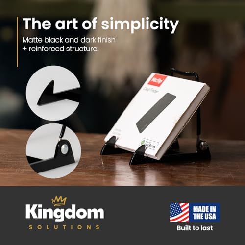 KINGDOM SOLUTIONS - 3.5" Black Acrylic Display Stand Made in USA - 12 Pack - Image 6