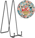 TR-LIFE 14 Inch Black Metal Plate Stand (3 Pack) - Heavy Duty Display Easel Holder for Large Picture Frames, Plates and Signs by TR-LIFE