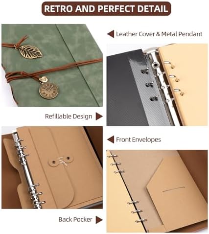 Scrapbook Photo Album 100 Pages, 60 Page Self Adhesive+40 Page Kraft Paper - Image 5