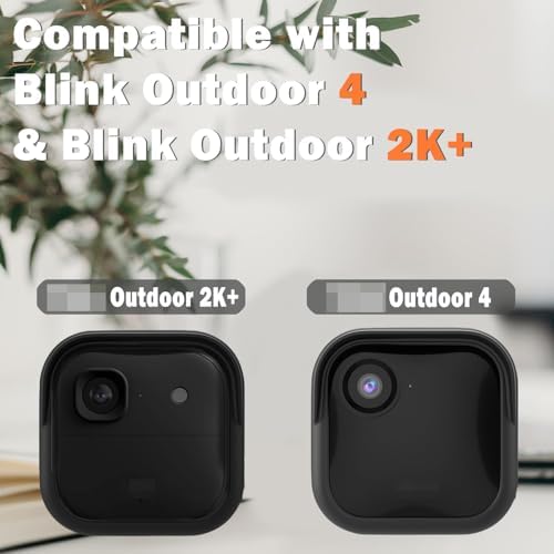 Silicone Case for All-New Blink Outdoor 4 (4th Gen) / 2K+ (Black, 1 Pack) - Image 2