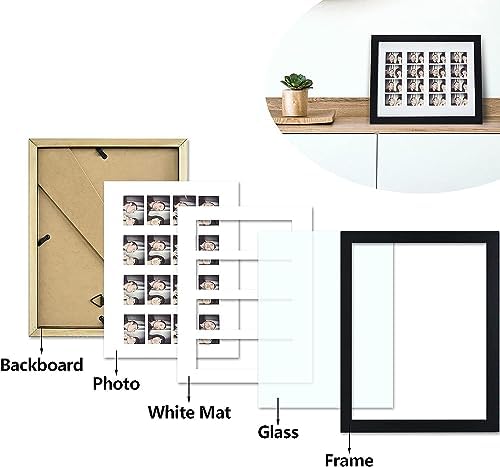 Golden State Art Photo Booth Frame, Black Wood and Real Glass, 2 Pack - Image 5