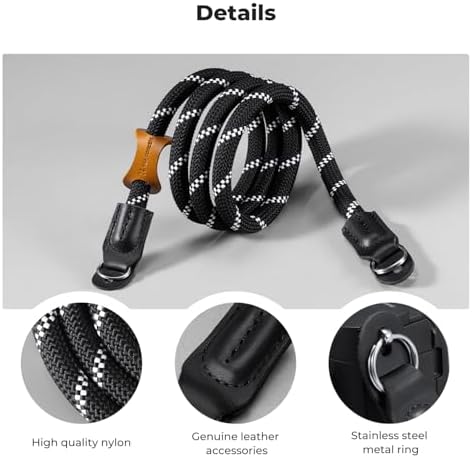 K&F CONCEPT Camera Neck Strap,100cm Camera Shoulder Strap - Image 5