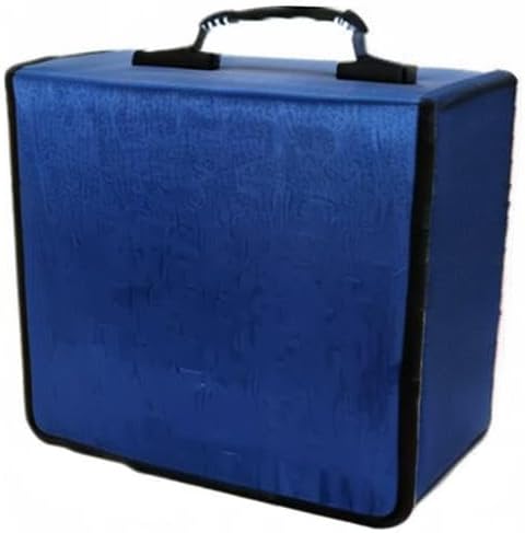 CD/DVD Case Holder Organizer Wallet Sleeves Booklet Binder,Storage 400 Capacity Disc(Blue) - Image 7