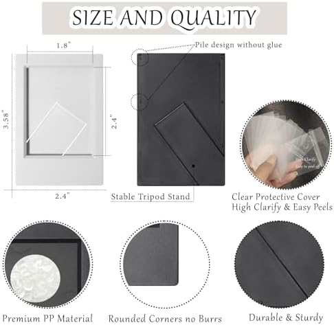 2x3 Picture Frames Fits Polaroid Instax Mini Films 54x86mm - Image 3