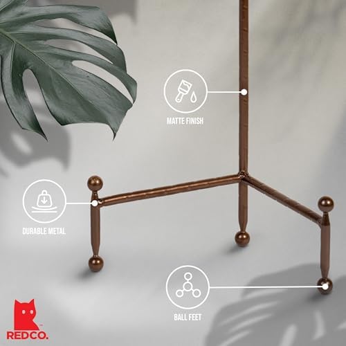 Red Co. Decorative Tripod Plate Stand and Art Holder Easel in Bronze Finish - 14" h (Pack of 2) - Image 3