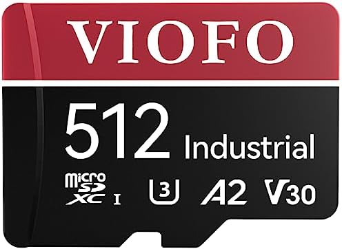 VIOFO 512GB Industrial Grade High Endurance microSD Card for Dash Cam by PioneerinDashCamImagingSince2010