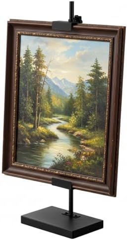 24'' Adjustable Tabletop Easel Stand for Picture Frames Display, Black by MorningRo