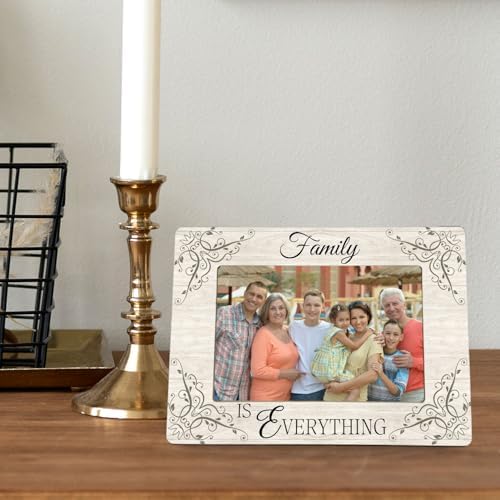 Family Gifts Picture Frame - Family Is Everything Wooden Photo Frame 4x6 - Image 5