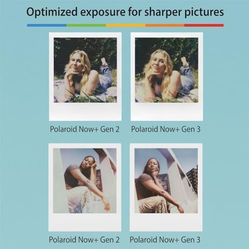 Polaroid Now Generation 3 I-Type Instant Camera (Green) Bundle with Color I-Type Film (8 Exposures), Hard Protective Case, and Wrist Strap - Image 5