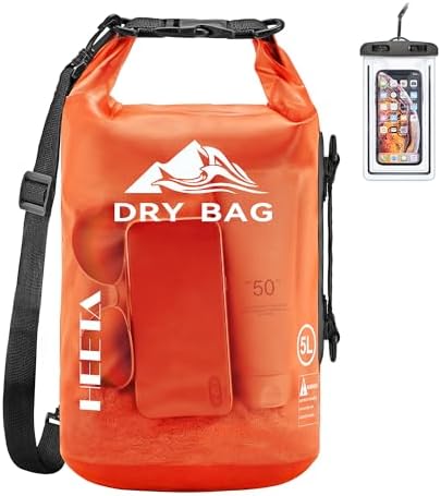 HEETA Dry Bag Waterproof Backpack with Phone Case 5L/10L/20L/30L/40L by HEETA