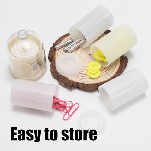 12Pcs White 35mm Caliber Plastic Film Canisters with Lids - Image 4
