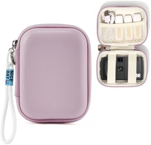 Carrying Case for KODAK EC35 35mm Film Camera, PU Storage Bag with Lanyards for KODAK EC35,Purple by Unknown