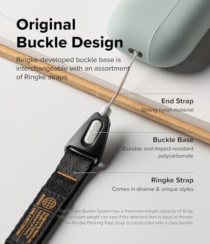 Ringke Phone Lanyard [Lanyard Strap Slim Black] for Camera - Image 6