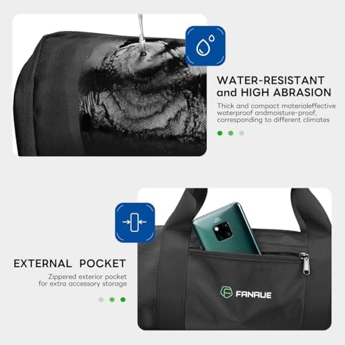 FANAUE TB-65 Tripod Carrying Case Bag 30" - Duty Nylon Bag with 1 External Pocket and Full Length Zippered Closure Plus，Compatible with DeathGrip, Havoc Shooting Rests for Hunting and Outdoors - Image 3