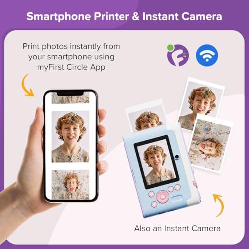 myFirst Insta Lux Instant Print Camera, Instant Print Camera, Gray - Image 2