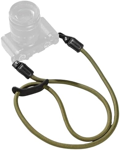 SMALLRIG Rope Camera Neck Shoulder Strap, Adjustable Braided Shoulder Strap with O-Ring and Leather Pad by SmallRig