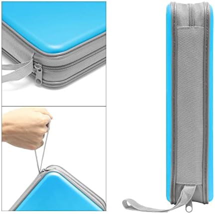 Siveit CD DVD Cases 96 Capacity Disc Storage Binder for Car(Sky Blue) - Image 3