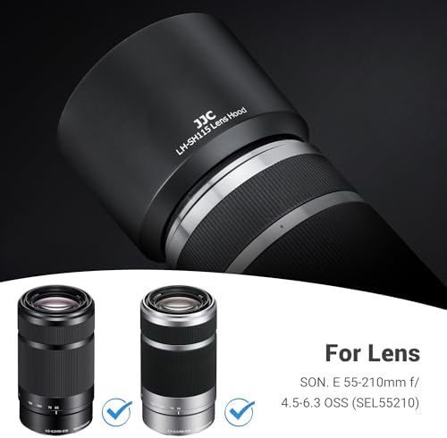 JJC ALC-SH115 Lens Hood for Sony E 55-210mm f/4.5-6.3 OSS SEL55210 Lens - Image 2