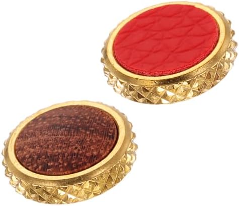 2Pcs Shutter Button (Light Brown/Red) - Upscale Delicate, Camera Soft Release Button Brass Threaded Soft Release, for Fuji by Unknown
