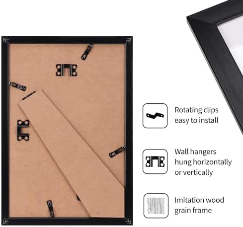 Giftgarden 8x12 Picture Frame Black, Multi 8 x 12 Photo Frames Bulk for Wall or Tabletop Display, 12 Pack - Image 2