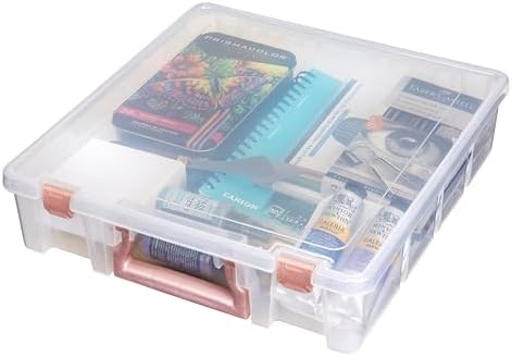 ArtBin Essentials 12 x 12 One-Compartment Craft Box, Clear - Image 4
