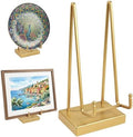 8'' Plate Stands for Display, No Assembly Required Picture Frame Stand by dakewang