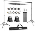 EMART Backdrop Stand 10x7FT Adjustable Back Drop Stand for Party Photoshoot by EMART