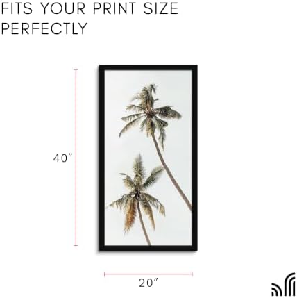 Americanflat 20x40 Poster Frame - Engineered Wood - Black - Image 2
