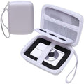 L LTGEM Digital Camera Case Compatible with KODAK PIXPRO FZ55/FZ45, Canon ELPH 180/190, Sony DSCW830/DSCW800, CAMKORY, QUMCOU, Lecran Digital Cameras, White(Case Only) by LTGEM