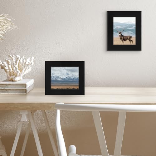 Americanflat 4x5 Picture Frame - Engineered Wood - Black - Image 4